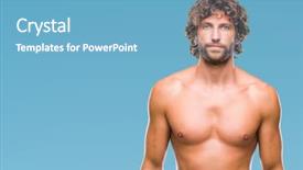  Presentation with simple - PPT theme with isolated background with serious background and a light blue colored foreground