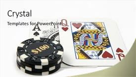  Presentation with blackjack - Amazing PPT layouts having isolated blackjack game backdrop and a white colored foreground