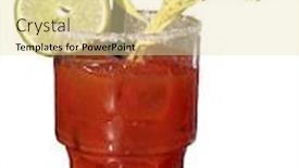  Presentation with st mary - Slides featuring isolated bloody mary background and a blonde colored foreground