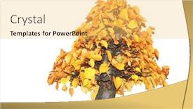  Presentation with bonsai - PPT theme enhanced with isolated-bonsai-tree-in-autumn background and a yellow colored foreground