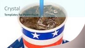  Presentation with ice blue - Presentation design with isolated-cup-of-ice-cold background and a cool aqua colored foreground