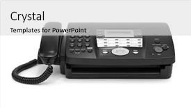  Presentation with monarch butterfly isolated on white - Presentation theme enhanced with isolated fax on a white background and a  colored foreground