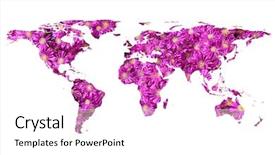  Presentation with nasa - Beautiful presentation design featuring  backdrop and a  colored foreground