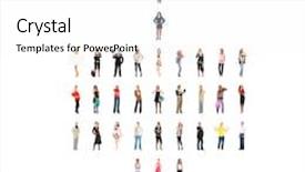  Presentation with groups - Presentation theme having isolated groups corporate teamwork background and a white colored foreground