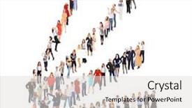  Presentation with groups - Slides having isolated groups people diversity background and a light gray colored foreground