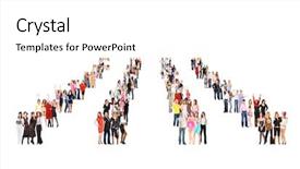  Presentation with groups - Slides having isolated groups together we stand background and a white colored foreground