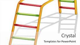  Presentation with vector - Beautiful slide deck featuring isolated illustration of play equipment - monkey bars - eps vector format also available in my portfolio backdrop and a white colored foreground