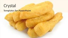  Presentation with microwave imaging image of modern - Amazing PPT layouts having isolated image of fried spongy backdrop and a  colored foreground