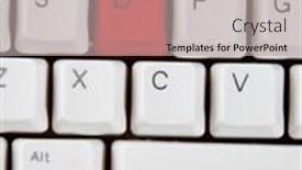  Presentation with desktop - Amazing slide deck having key highlights - isolated letter d backdrop and a light gray colored foreground