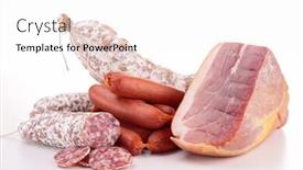  Presentation with food safety meats - Slides with attractive fitness woman lying on the grass in the park and doing exercises for legs sport concept background and a tawny brown colored foreground