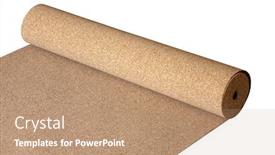  Presentation with cork - Colorful slides enhanced with the floor a substrate backdrop and a coral colored foreground