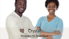  Presentation with african american black couple - Beautiful PPT layouts featuring isolated on a over white backdrop and a mint green colored foreground
