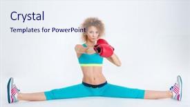  Presentation with real woman hair texture human - Audience pleasing presentation design consisting of isolated on a white backgorund backdrop and a  colored foreground