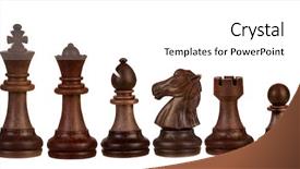  Presentation with white figure graphics - Presentation theme consisting of isolated on a white background background and a white colored foreground