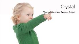  Presentation with baby - Audience pleasing PPT layouts consisting of isolated on a white background backdrop and a white colored foreground