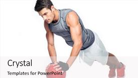  Presentation with ball sports - Beautiful PPT theme featuring isolated on a white background backdrop and a white colored foreground