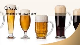  Presentation with set of sauces in white - Colorful slide set enhanced with isolated on a white background backdrop and a lemonade colored foreground