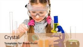  Presentation with flasks - Amazing PPT layouts having isolated on a white background backdrop and a coral colored foreground