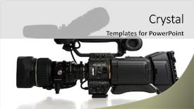  Presentation with video background - Beautiful PPT theme featuring plastic containers for food on wooden background backdrop and a coral colored foreground