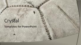  Presentation with leather - Slide deck consisting of isolated on a white background background and a light gray colored foreground