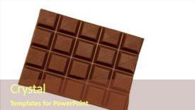  Presentation with white chocolate - Audience pleasing presentation theme consisting of isolated on a white background backdrop and a  colored foreground