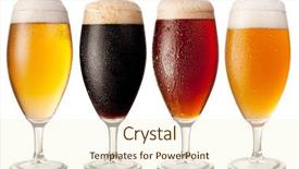  Presentation with beer - Amazing PPT theme having isolated on a white background backdrop and a cream colored foreground