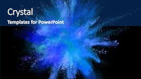  Presentation with black abstract - PPT theme having isolated on black background abstract background and a ocean colored foreground