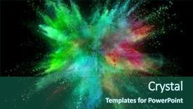  Presentation with black abstract - Presentation design enhanced with isolated on black background abstract background and a  colored foreground