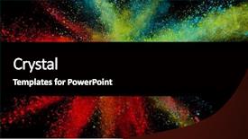  Presentation with stripe - PPT theme consisting of isolated on black background abstract background and a black colored foreground