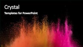  Presentation with black abstract - Slide set consisting of isolated on black background abstract background and a black colored foreground