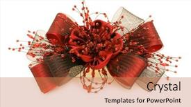  Presentation with elegant green white romantic - Cool new PPT theme with isolated on the white background backdrop and a coral colored foreground