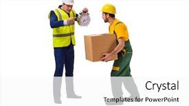  Presentation with background - PPT theme consisting of isolated on the white background background and a  colored foreground