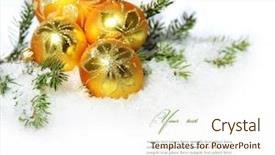  Presentation with events and decoration presentation - Slides enhanced with isolated on the white background background and a cream colored foreground