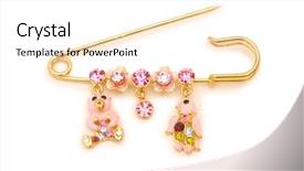  Presentation with elegant green white romantic - Slides featuring isolated on the white background background and a  colored foreground