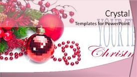  Presentation with christmas border design - Cool new PPT theme with isolated on white background border backdrop and a  colored foreground