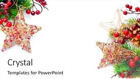  Presentation with design christmas holiday - Beautiful PPT theme featuring isolated on white background border backdrop and a white colored foreground
