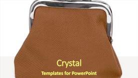  Presentation with brown and white - Colorful presentation design enhanced with isolated on white background charge backdrop and a tawny brown colored foreground