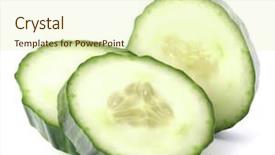  Presentation with infused detox water cucumber - Cool new PPT layouts with isolated on white background cutout backdrop and a  colored foreground