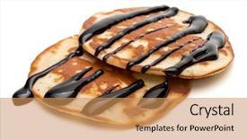  Presentation with frames isolated on white brown - Cool new presentation design with isolated on white background cutout backdrop and a coral colored foreground