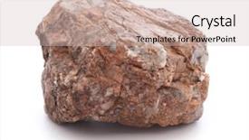  Presentation with granite - Cool new PPT theme with isolated on white background granite backdrop and a soft green colored foreground