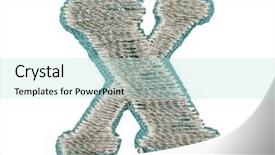  Presentation with fonts - Beautiful PPT layouts featuring isolated on white capitol letter backdrop and a soft green colored foreground