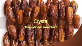  Presentation with dried food - Beautiful presentation featuring food climate seasons - dates isolated on white dried backdrop and a tawny brown colored foreground