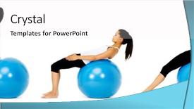  Presentation with healthy building - Theme consisting of isolated on white see portfolio background and a white colored foreground