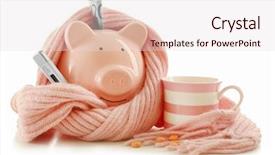  Presentation with swine flu - Amazing presentation theme having isolated on white swine flu backdrop and a lemonade colored foreground