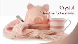  Presentation with swine flu - PPT theme enhanced with isolated on white swine flu background and a lemonade colored foreground