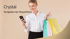  Presentation with cheerful - Colorful PPT theme enhanced with isolated over beige wall backgound backdrop and a lemonade colored foreground