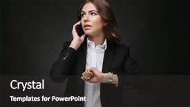  Presentation with black men in suit - Amazing slide set having isolated over black background talkin backdrop and a dark gray colored foreground