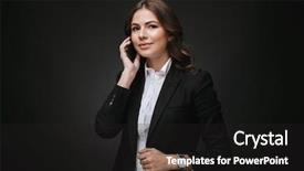  Presentation with confident - Theme having isolated over black background talkin background and a dark gray colored foreground