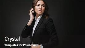  Presentation with black men in suit - Presentation featuring isolated over black background talkin background and a dark gray colored foreground