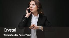  Presentation with confident - Cool new presentation design with isolated over black background talkin backdrop and a dark gray colored foreground